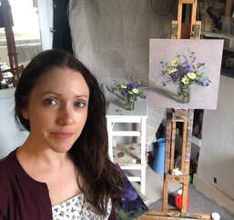 Rosemary, Lewis, artist, twickenham, London, artist, painter, oil, painting, Griffiths 